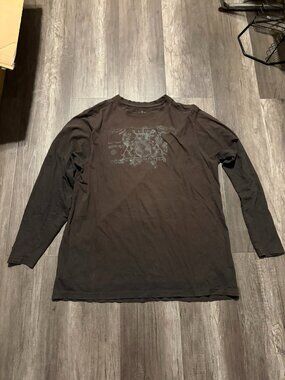 Zero Tolerance Graphic Brown Longsleeve Shirt